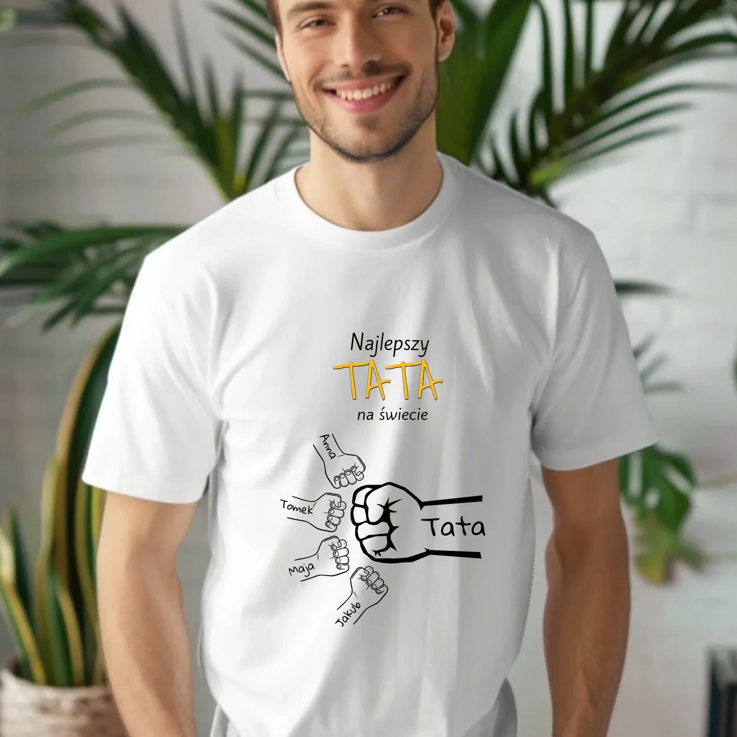 Gildan 5000 Tshirt man white Mockup