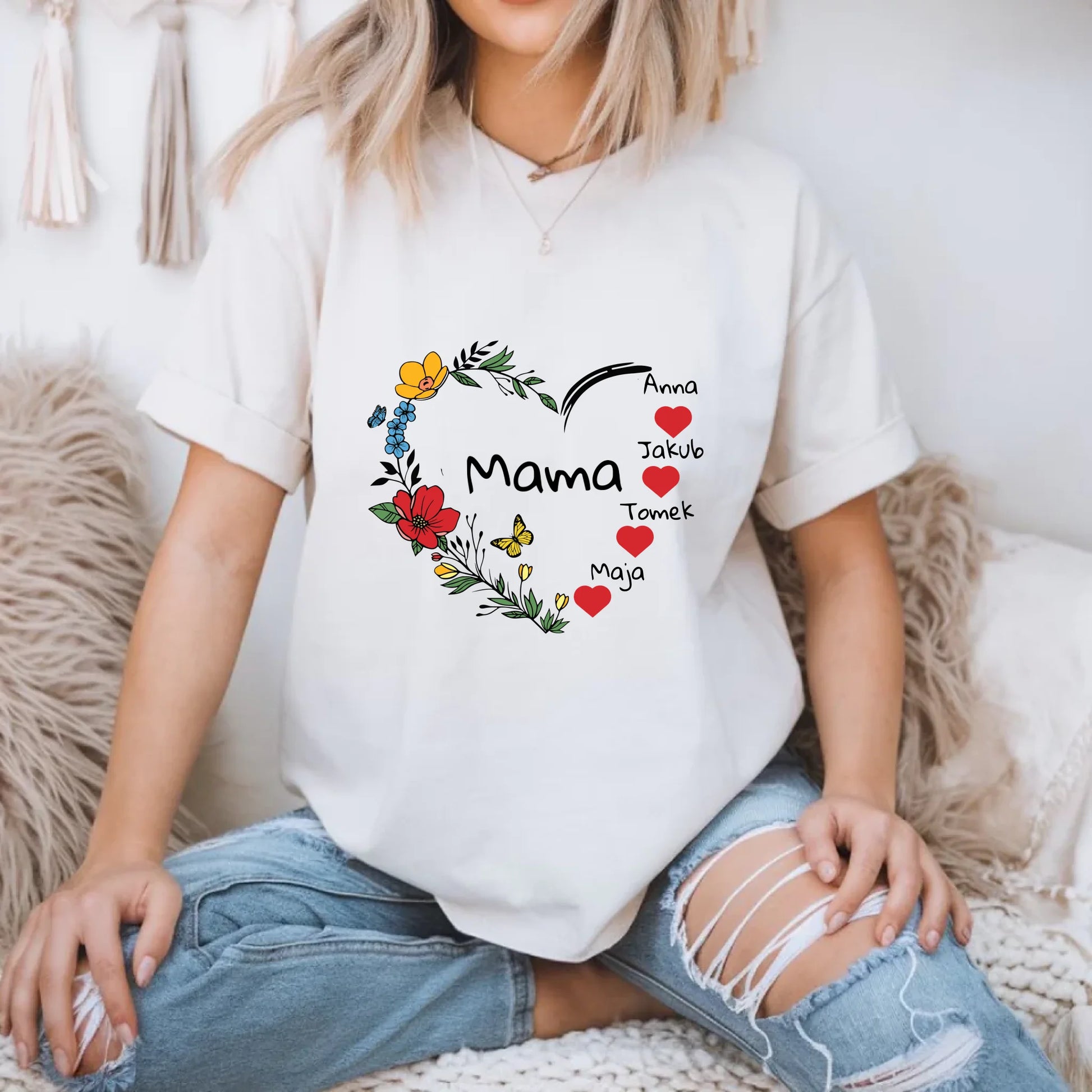 5.Gildan 5000 White Tshirt Mockup,
