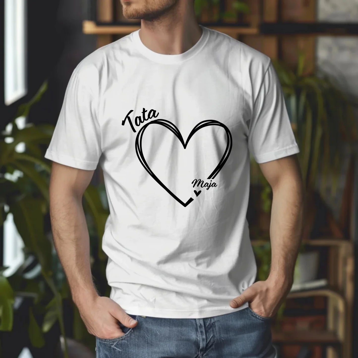 Gildan 5000 Tshirt man white ash Mockup 4