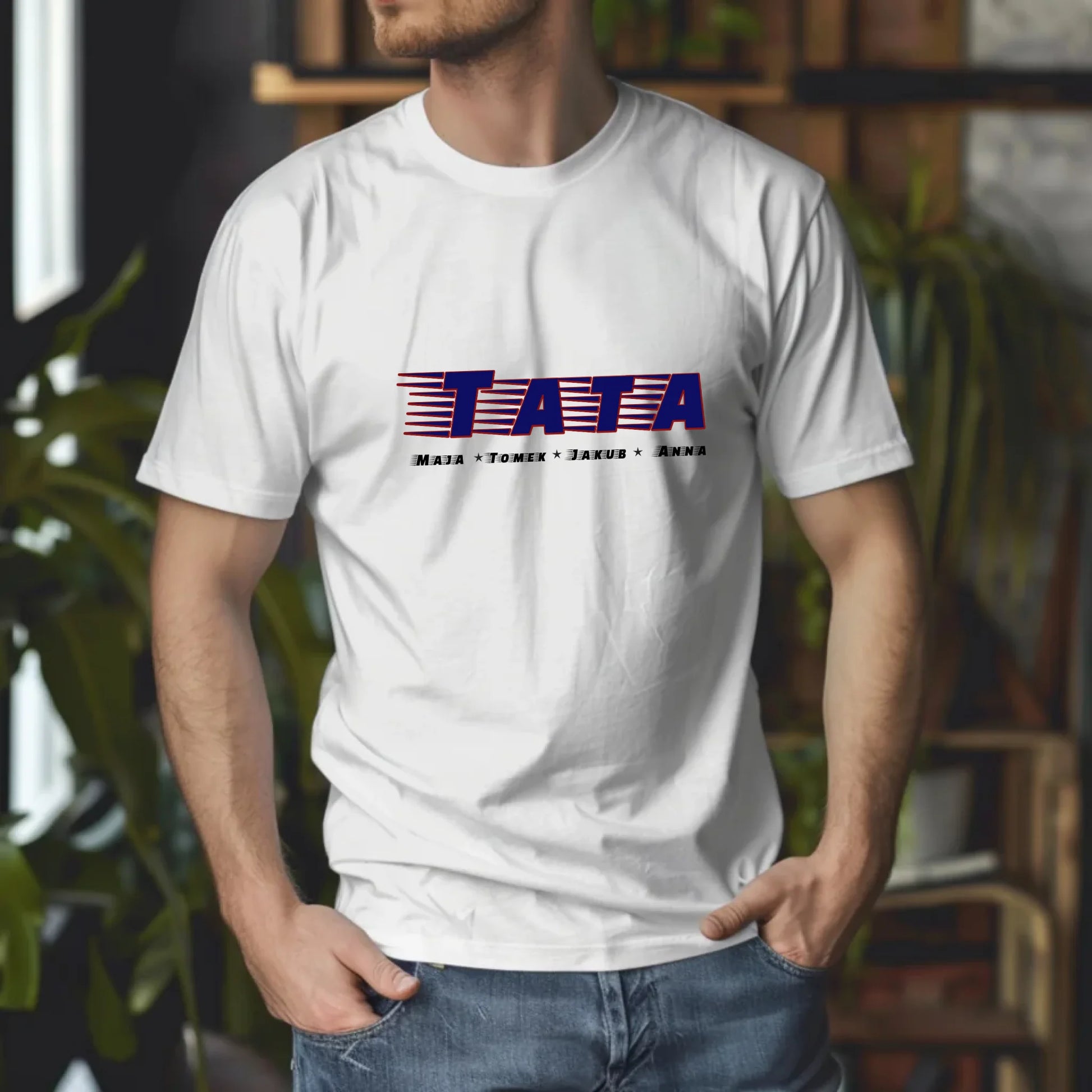 Gildan 5000 Tshirt man white ash Mockup 4