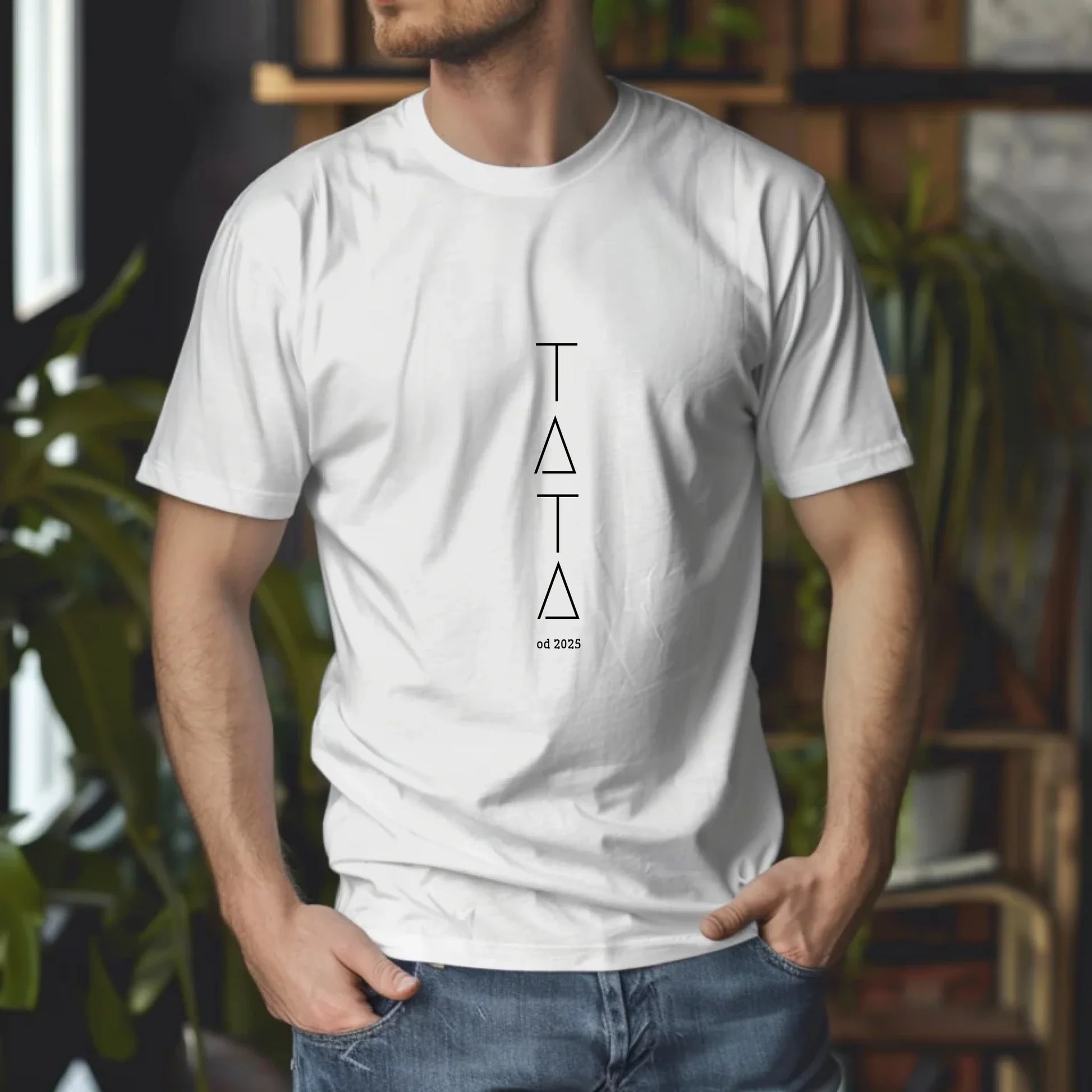 Gildan 5000 Tshirt man white ash Mockup 4
